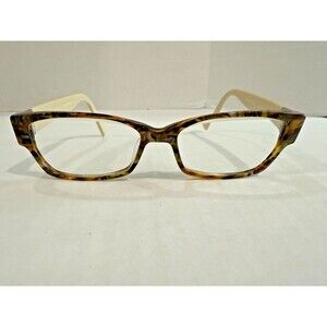 Seraphin Hiawatha 8657 Eyeglasses Brown Marble/Ivory 53-15-145 Japan Handmade